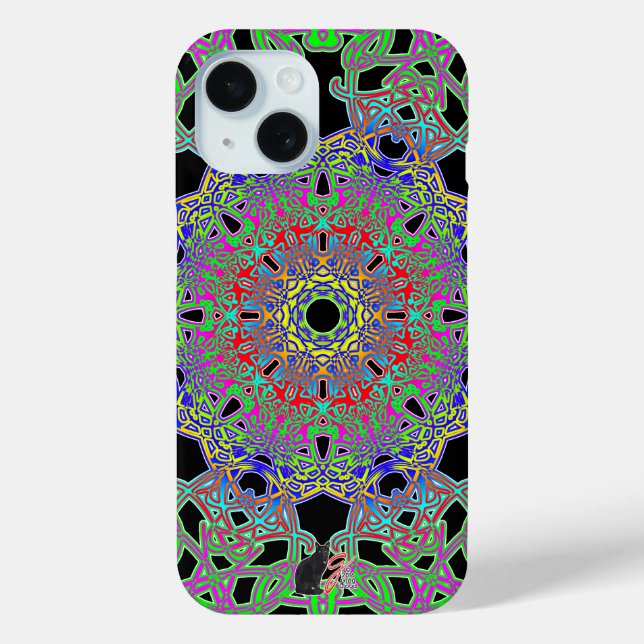 Elegant Spectra Glyph Case-Mate iPhone Hülle (Rückseite)