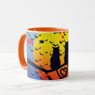 Elegant Spooky Halloween Tasse