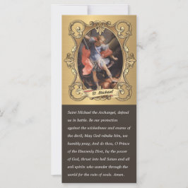 Elegant St. Michael Prayer Religiös