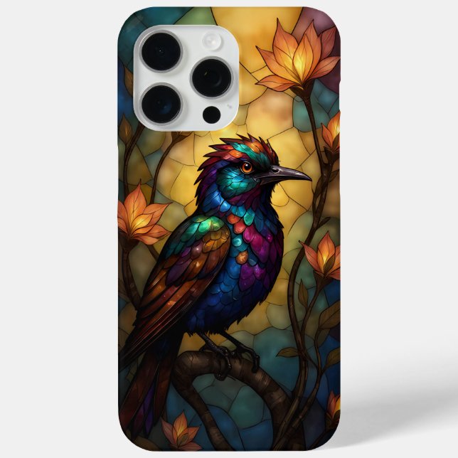 Elegant Stained Glass Phone Case | Luxury Artistic (Rückseite)