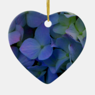 Elegant staubblau lila blumenreich keramikornament