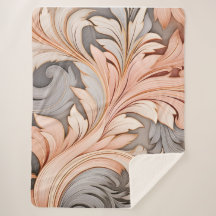 Elegant staubige Korallendekoration