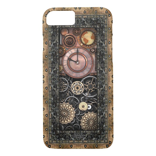 Elegant Steampunk Case-Mate iPhone Hülle (Rückseite)