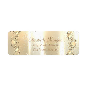 Elegant, stilvoll, chic, falsche Goldsterne