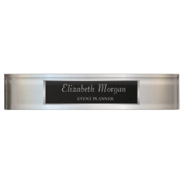 Elegant Stilvoll Gold Namensplakette