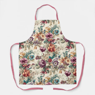 Elegant Stilvoll Vintag Inspiriert Blumen Schürze