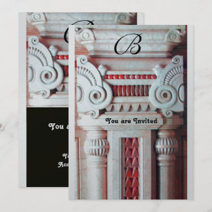 ELEGANT STILVOLLE DEKORATION rot weiß schwarz silb Einladung