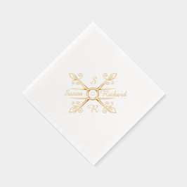 Elegant Stilvolle Hochzeit Servietten Mit Folie