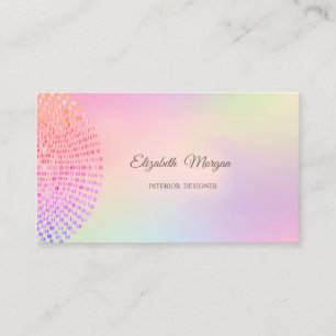 Elegant Stilvolle trendy Beruflich Dots Visitenkarte