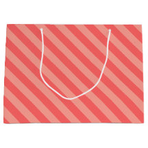 Elegant Strawberry Pink Striped Pattern