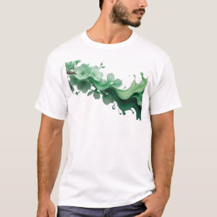 Elegant & Stylisch ABSTRACTE BLUME Tragbare Kunst T-Shirt