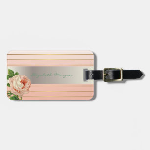 Elegant Stylisch Chic,Blumen,Rosen Gepäckanhänger