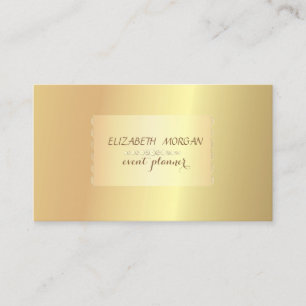 Elegant Stylisch,Chic,Professionell Gold Visitenkarte