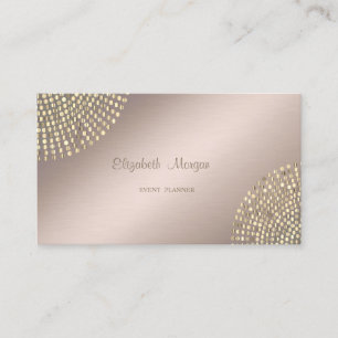 Elegant Stylisch Einfach Professionell,Punkte Visitenkarte