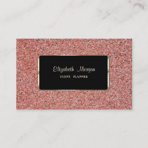Elegant Stylisch,Modern,Schwarzer Rahmen, Roter Ma Visitenkarte