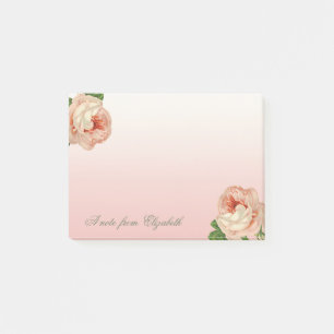 Elegant Stylish Girly , Rose Post-it Klebezettel