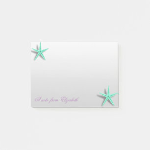 Elegant Stylish Girly ,Starfish Post-it Klebezettel