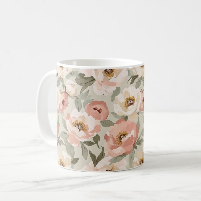 Elegant Stylish Modern Beautiful for Her Kaffeetasse (Vorderseite Links)