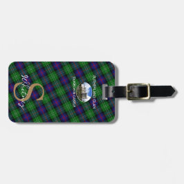 Elegant Sutherland Clan Gold Monogram Script Name Gepäckanhänger