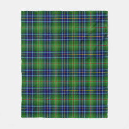 Elegant Tartan Green Kariert Fleecedecke
