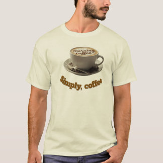 (Elegant) : Tasse „Morning Coffee“ Latte Art – Mor T-Shirt