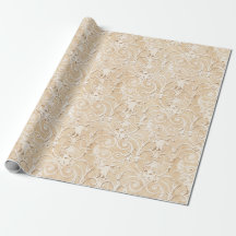 Elegant Taupe Damask