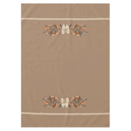 Elegant Taupe “Thanksgiving Leaves” Tablecloth Tischdecke