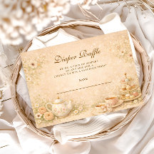 Elegant Tea Garden Diapper Raffle