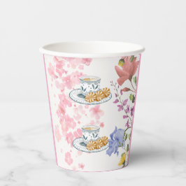 Elegant Tea Party Vibes Pappbecher