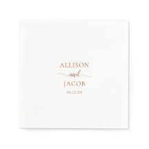 Elegant Terra Cotta Simple Wedding