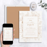 Elegant Terracotta 50. Geburtstag Blumenstrauß Kun Einladung<br><div class="desc">Die elegante Terracotta 50. Geburtstagsflorale Art Invitation - der perfekte Weg, um Ihren besondere Anlass zu stimulieren. Mit einem atemberaubenden Terrakotta-Blumendesign, das die Aufmerksamkeit zeichne, strahlt diese Einladung Eleganz aus allen Blickwinkeln aus. Und mit einem modernen, handgeschriebenen Kalligraphie-Stil werden Ihre personalisierten Geburtstagsdetails wirklich glänzen. Zusätzlich dreh einfach die Karte auf,...</div>