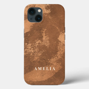 Elegant Terracotta Kupfer Burnt Orange Case-Mate iPhone Hülle