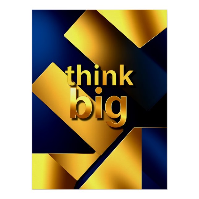 Elegant Think Poster (Vorderseite)
