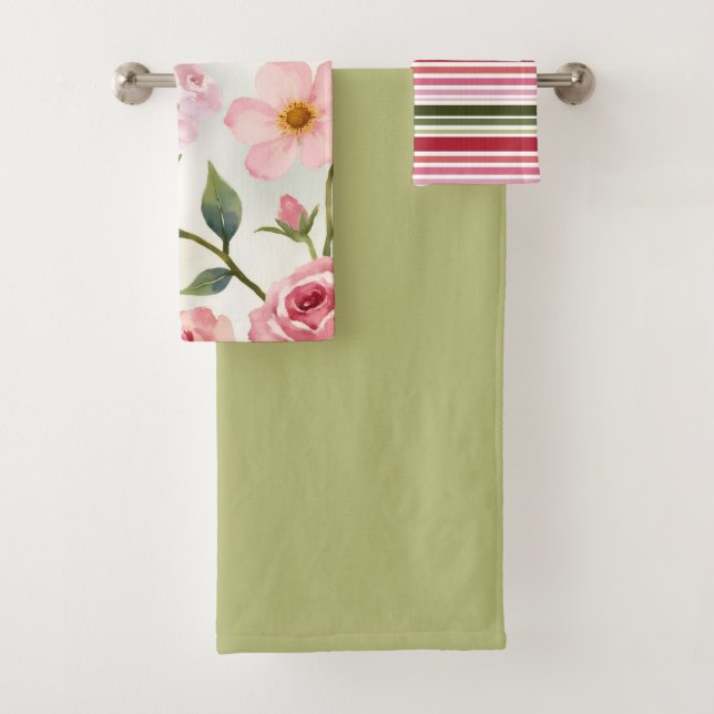 Elegant Three Piece Badhandtuch Set (Insitu)