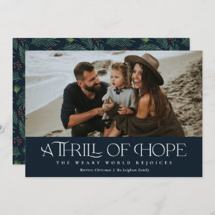 Elegant Thrill of Hope Foto Weihnachten