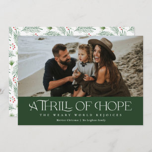 Elegant Thrill of Hope Foto Weihnachten