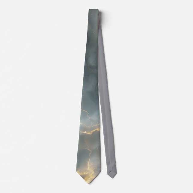 Elegant thunderstorm Necktie / Elegante Krawatte (Vorderseite)