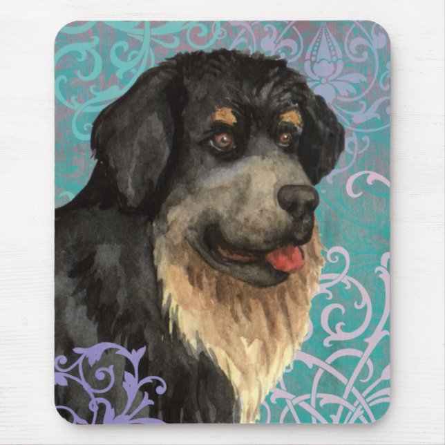 Elegant Tibetan Mastiff Mouse Pad Mousepad (Vorne)
