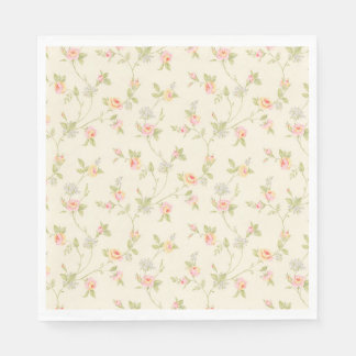Elegant Tiny Rose Serviette