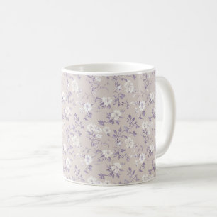 Elegant Trendy Chic Rustic Floral Pastel Kaffeetasse