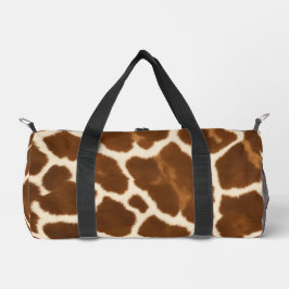 Elegant Trendy Cow Faux Leather Collection Duffle Bag