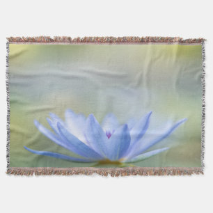 Elegant Trendy Girly, Blue Lotus Decke