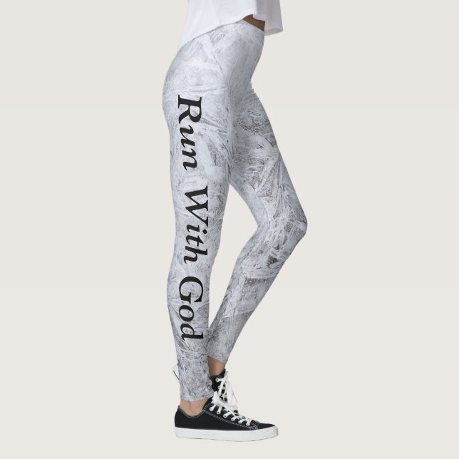 Elegant trendy Inspirational Christlich Religious Leggings (Rechts)