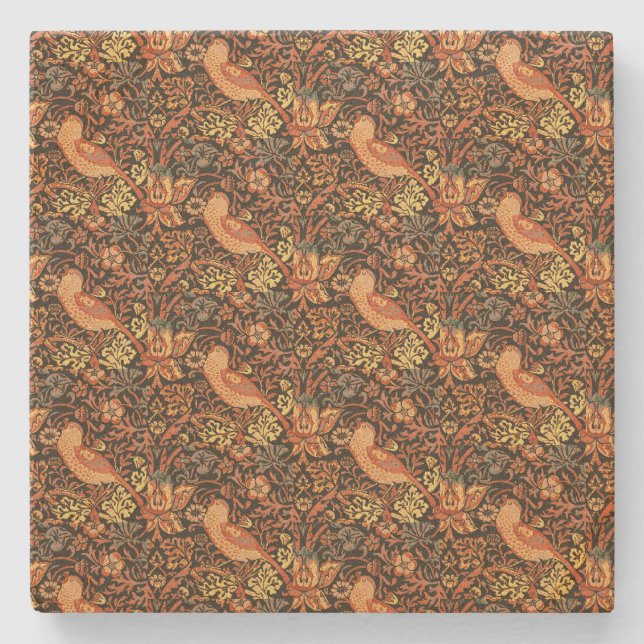 Elegant Trendy William Morris Paper Napkin Steinuntersetzer (Vorderseite)