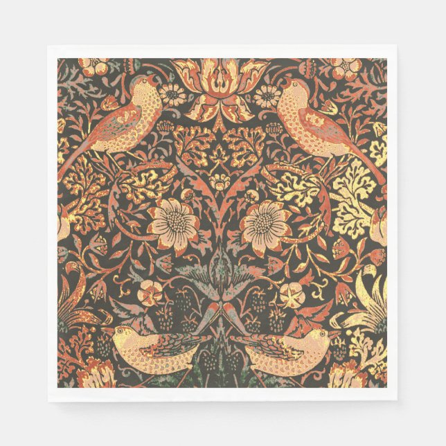 Elegant TrendyWilliam Morris Paper Napkin Serviette (Vorderseite)