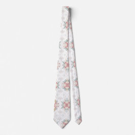 Elegant Tribal Floral Neck Tie Krawatte
