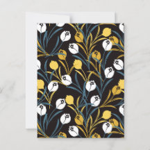 Elegant Tulip Floral Muster