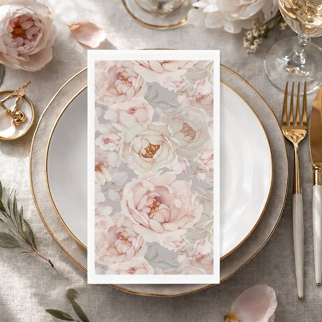 Elegant und zeitlos, floral serviette (Von Creator hochgeladen)