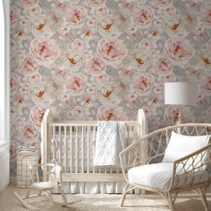 Elegant und zeitlos, floral tapete