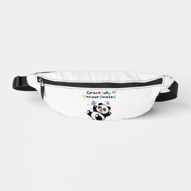 Elegant unkoordinierter süßer Panda Bauchtasche (Vorderseite)